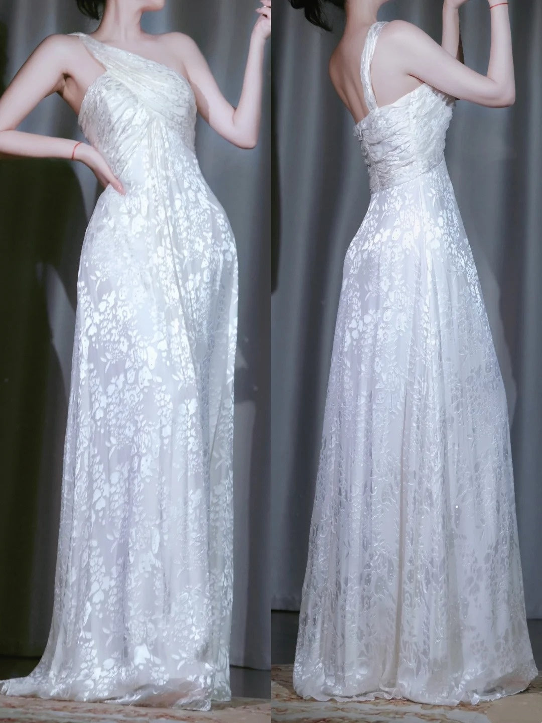 Neues modisches Retro-Abendkleid, romantisches Kleid, Date-Kleid, langes Partykleid gh6521