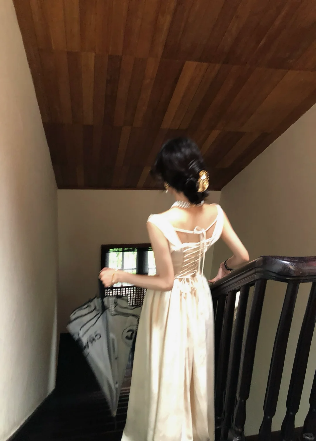 Ivory Jacquard Vintage Evening Gown, Cowl Off‑the‑Shoulder Sleeveless, Fitted Waist, Heart Notched Gathered A‑Line Long Skirt, Party Bridal Dress gh8917
