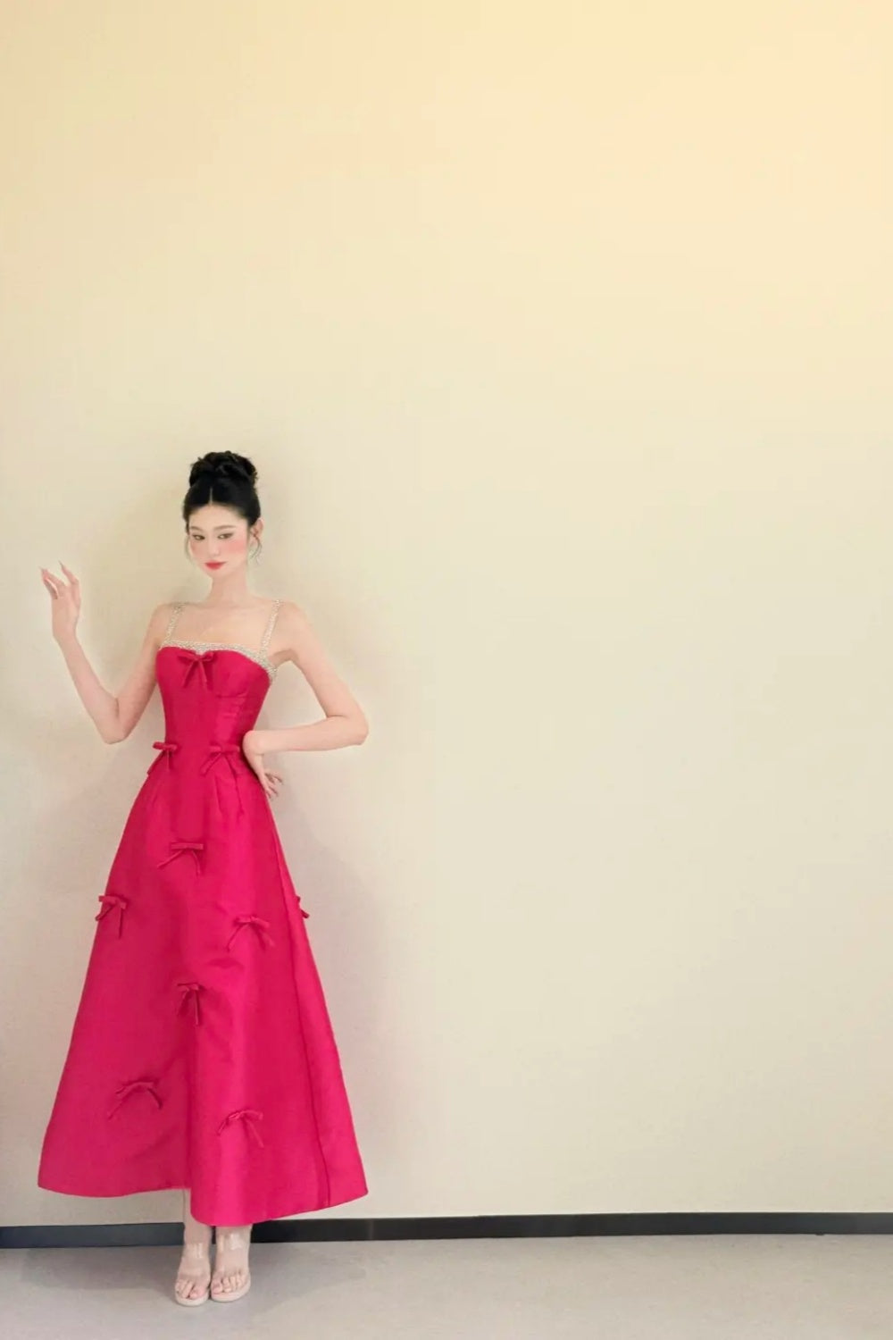 Süßes und niedliches Partykleid, Geburtstagskleid, Schleifenkleid gh6778