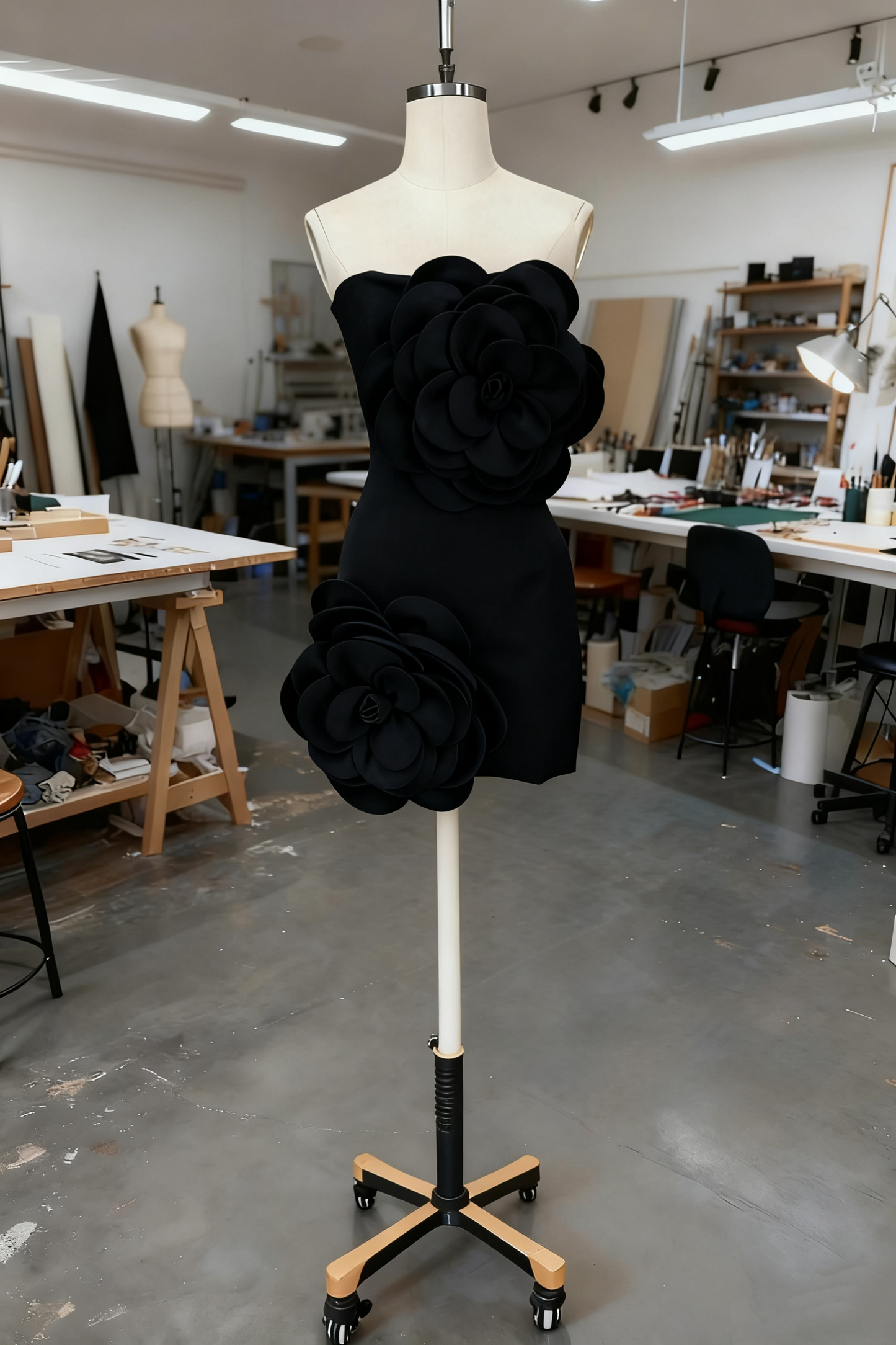 girlhomeshops - Robe courte bordeaux de cérémonie pour anniversaire gh6167