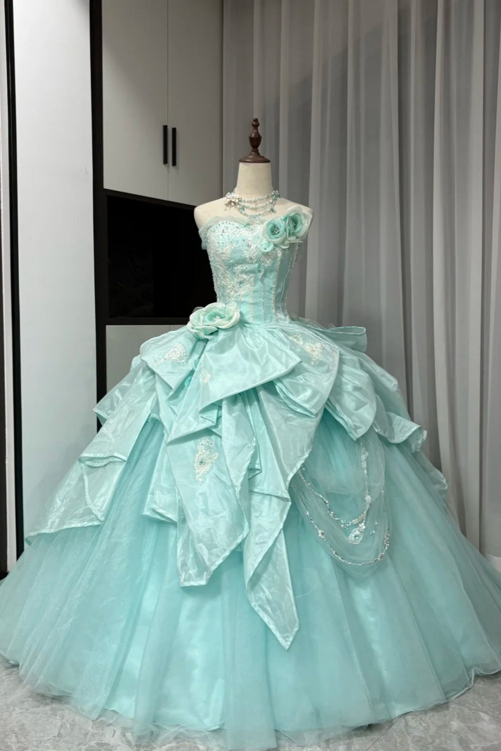 Langes Abendkleid, Geburtstagskleid, Prinzessinnenkleid gh7042
