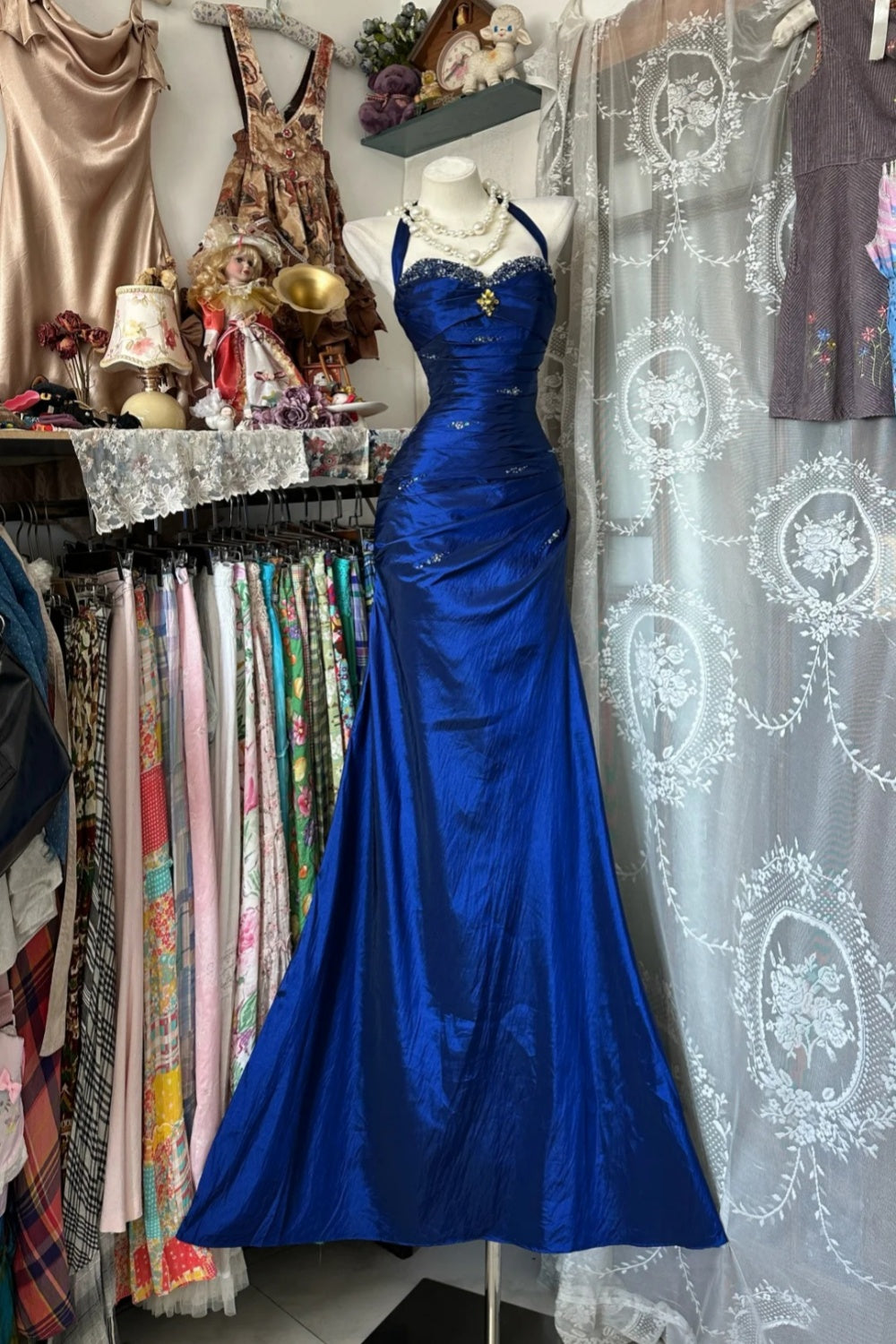 birthday dress shop Retro Dress gh6694 – girlhomeshops 3D Handcrafted “Hair Stylist” Embroidery Collection Every piece is designed Color:BURGUNDY