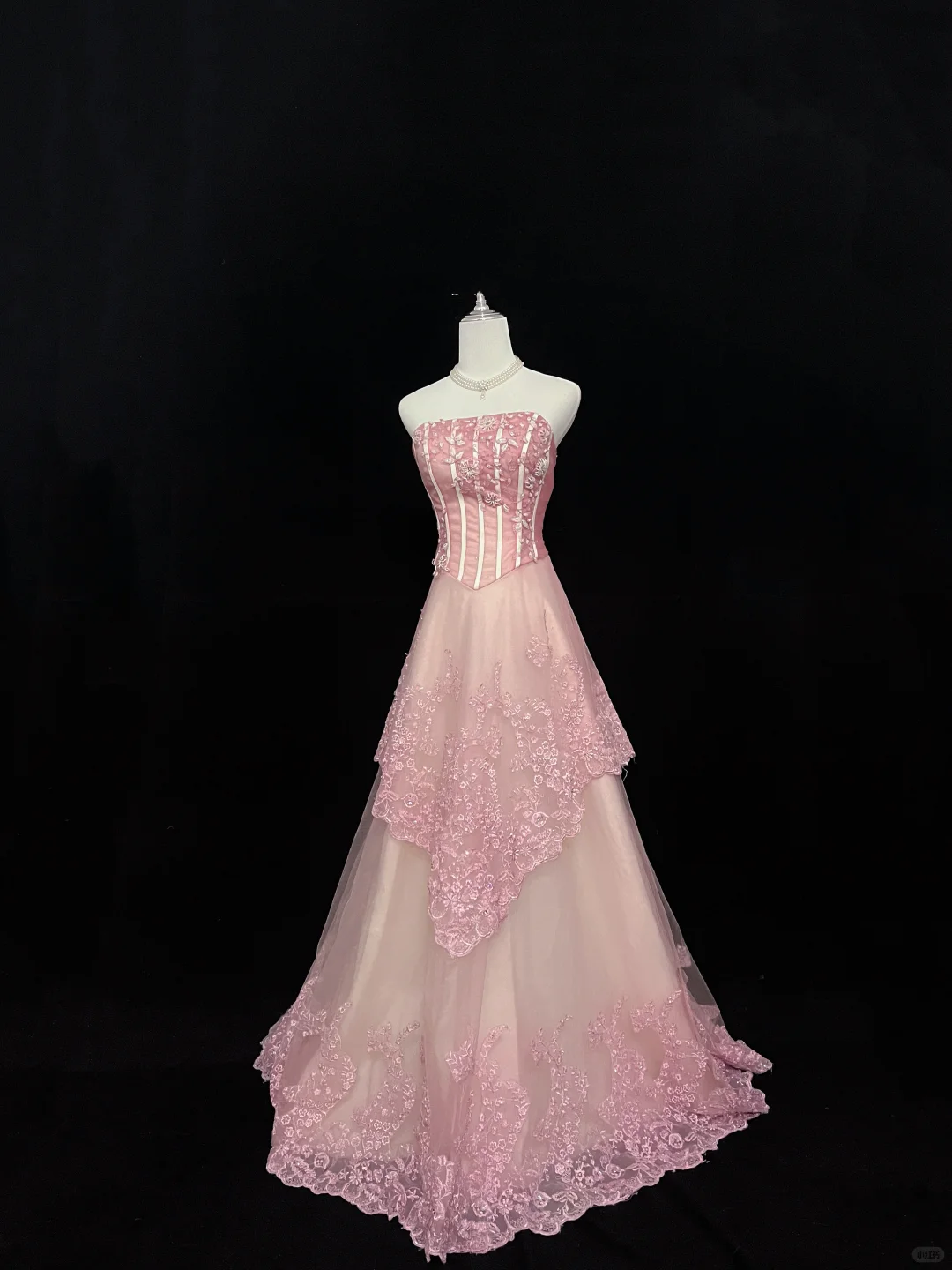 Blush Pink Strapless, Cinched Waist, Slim Fit Sexy Elegant Long Romantic Dress, Wedding Gown gh8049