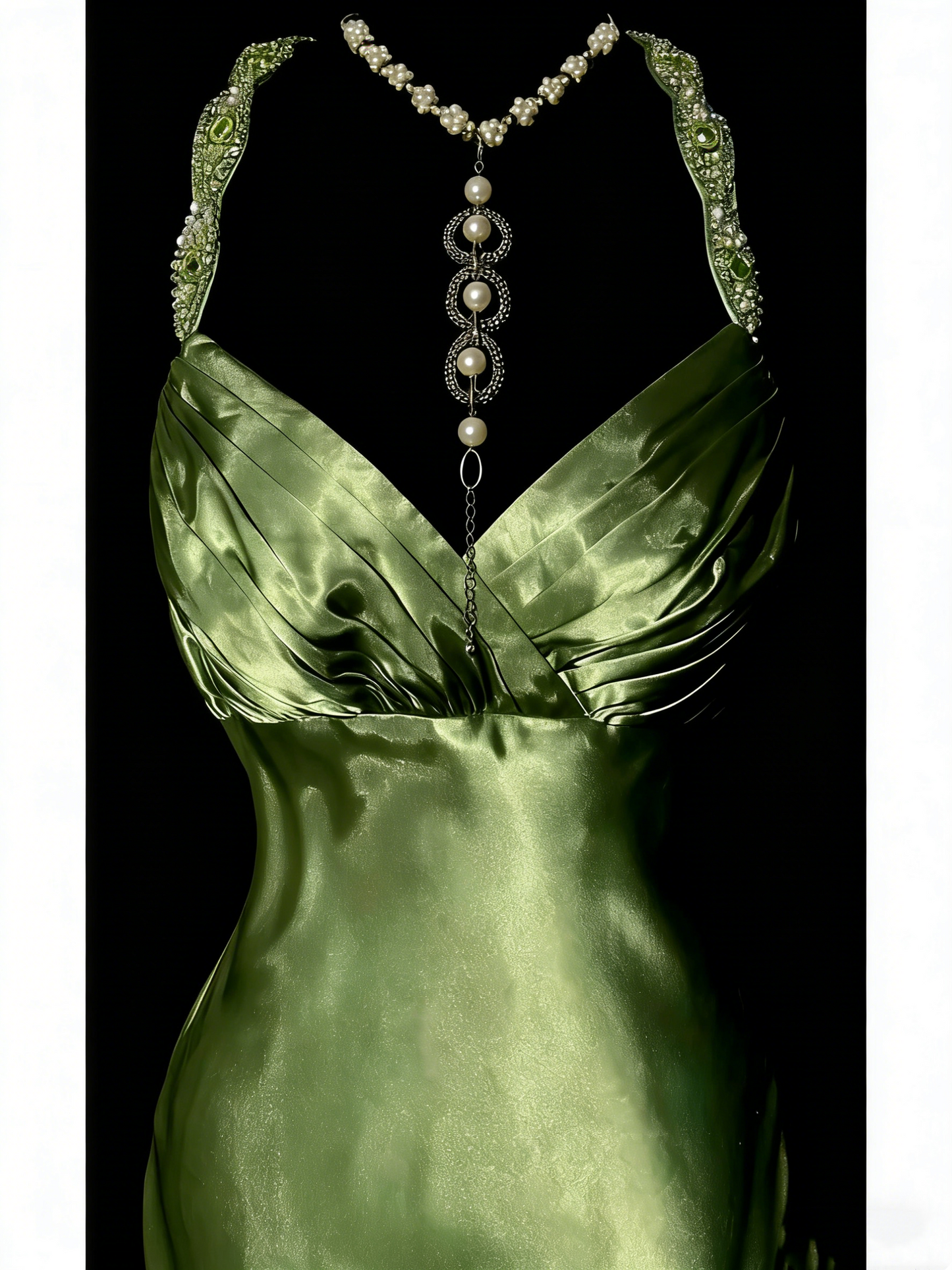 Sexy Abendkleid mit gekreuztem Rückenausschnitt für Galas und Red-Carpet-Events gh7093