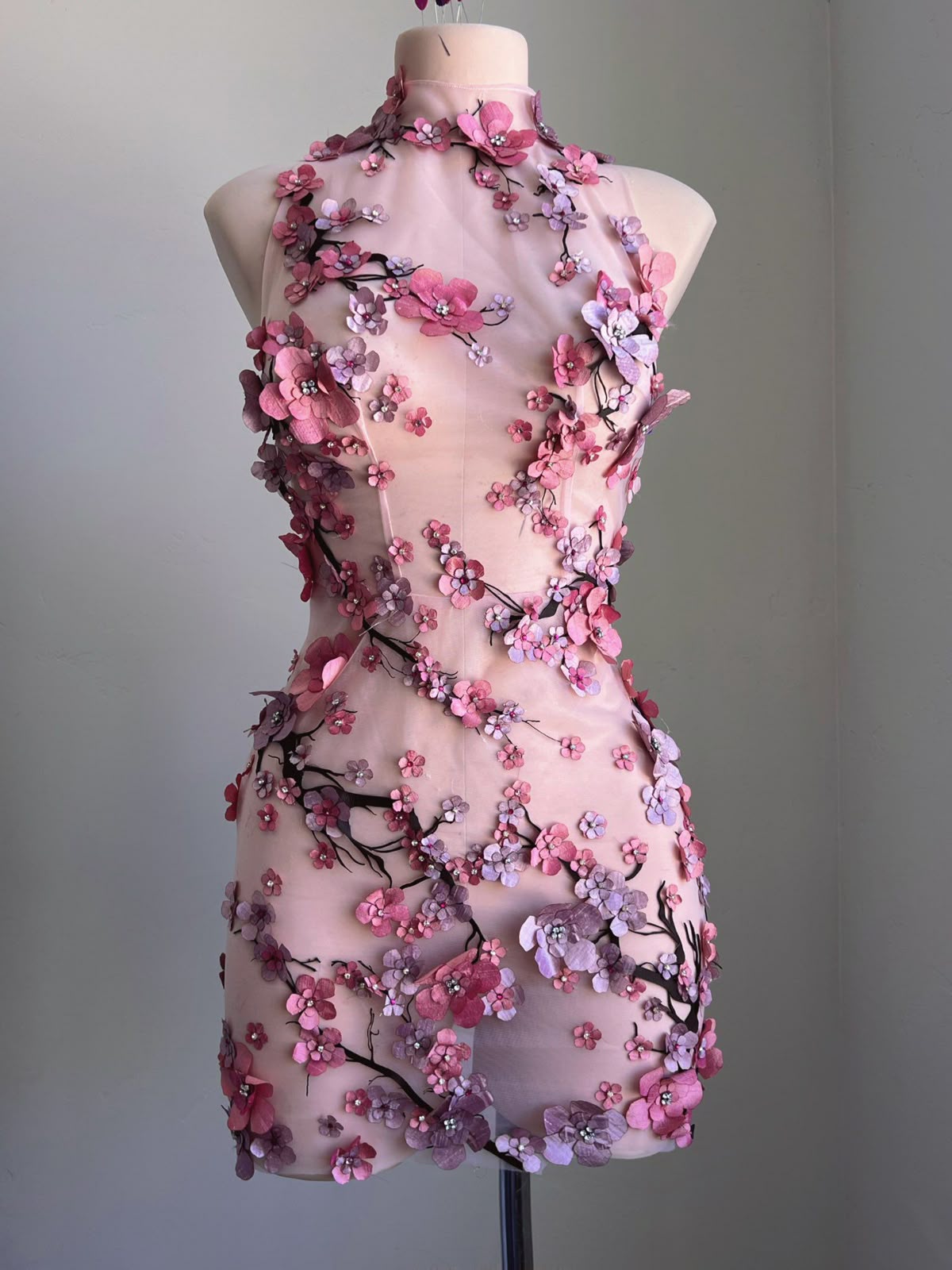 Pink Floral Elegant Sweet Fairy Short Tulle Homecoming Dress Prom Dres – girlhomeshops