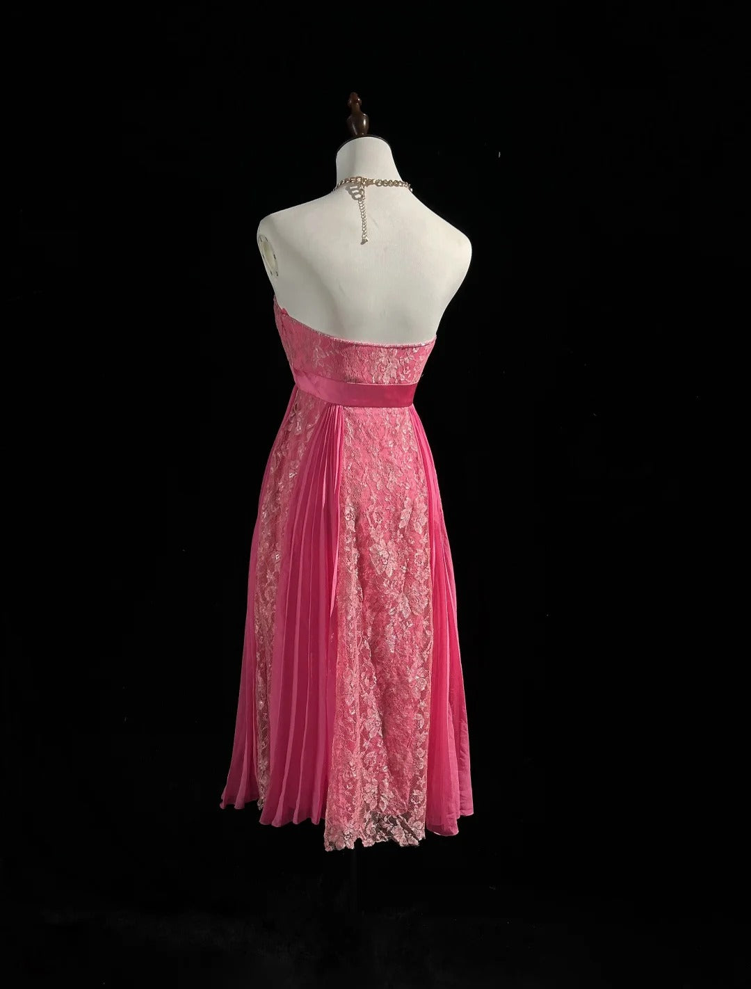 Rosa Vintage Elegant Exquisite Strass Spitze Kurzes Heimkehrkleid Tüll Ballkleid Abendkleid Ballkleid Geburtstagspartykleid gh3859