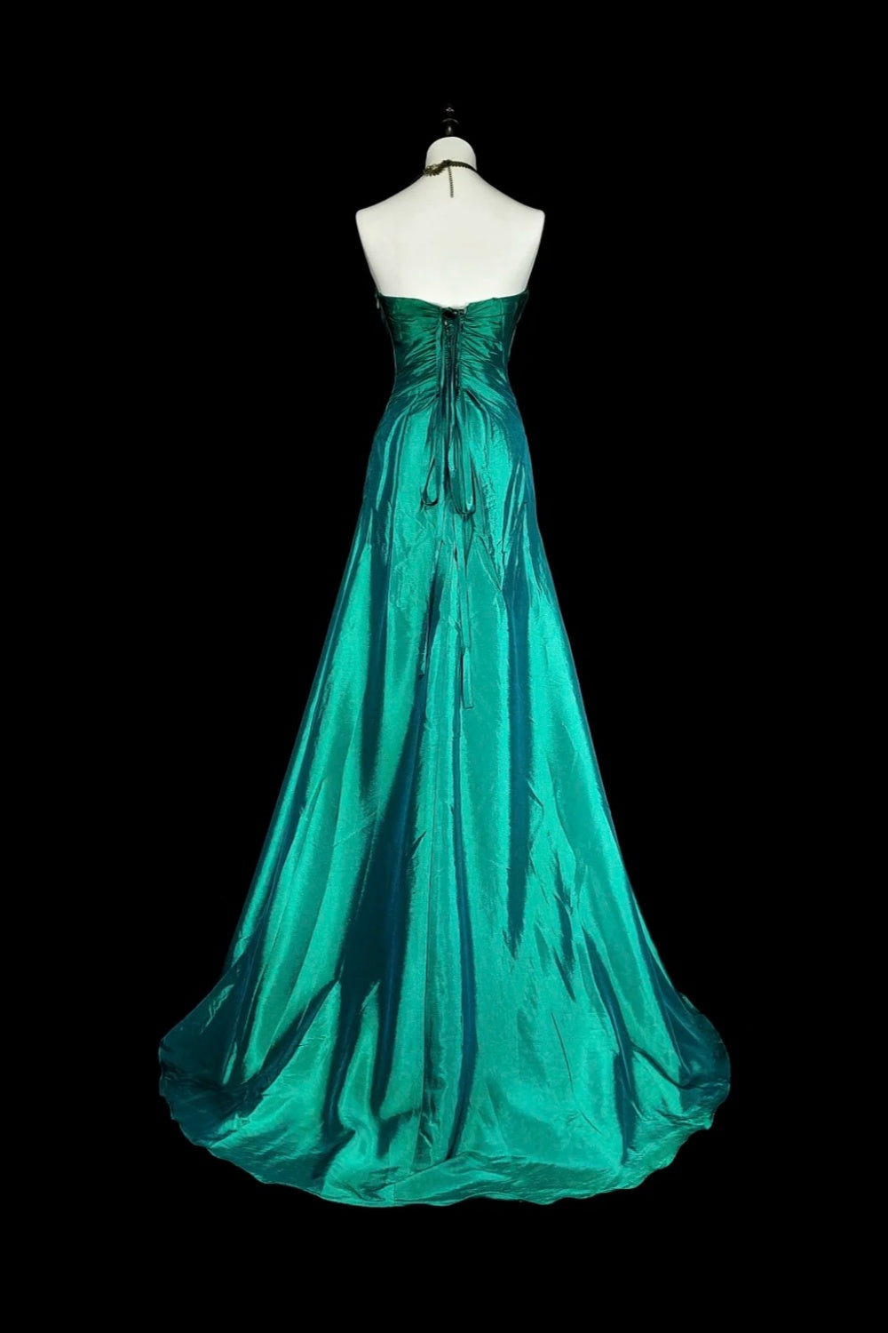 girlhomeshops – Perlenbesetztes Kleid, grünes Kleid, formelles Abendkleid, langes Kleid gh6141