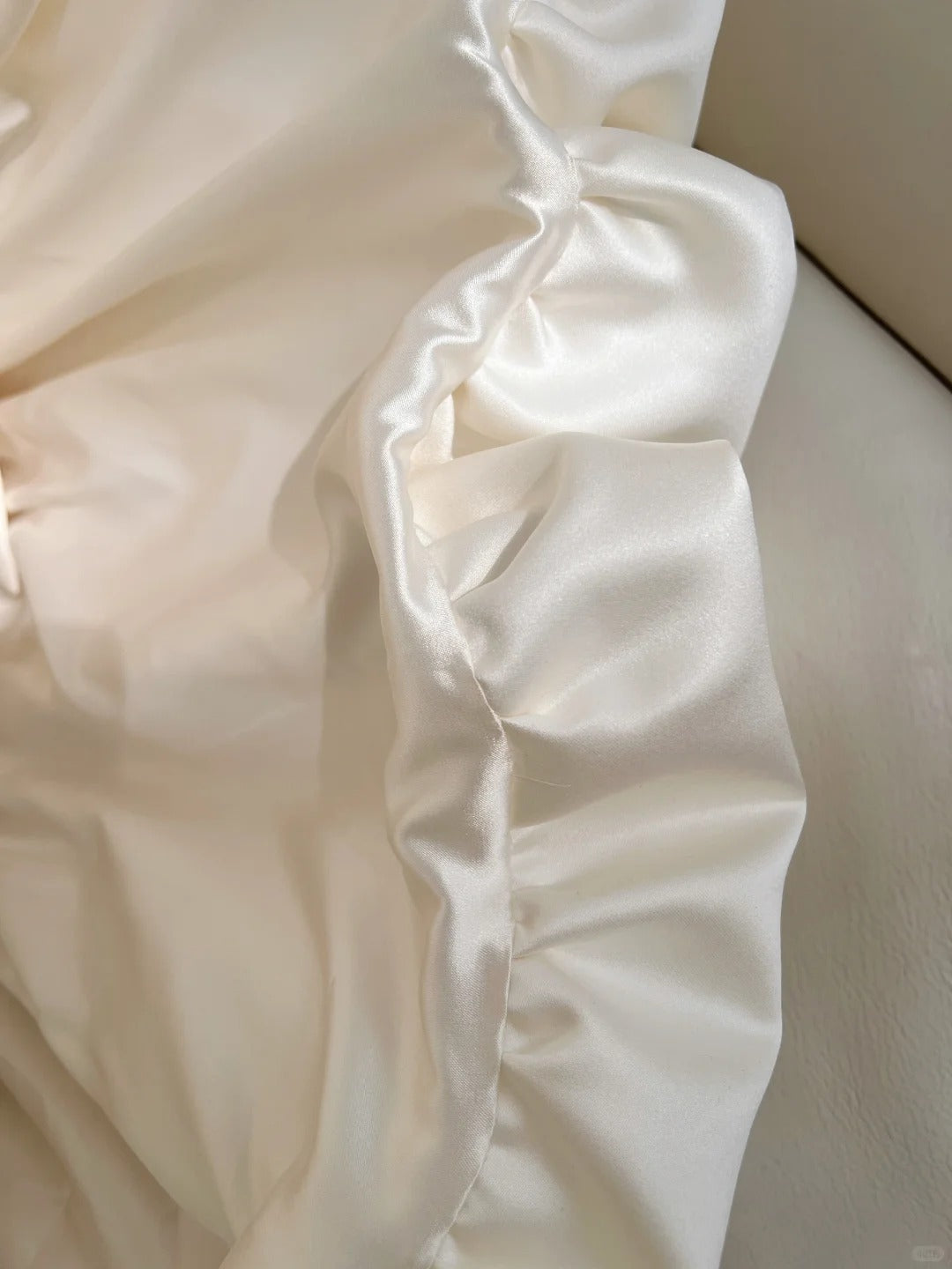Girlhomeshops - Robe de soirée courte en satin blanc ivoire, simple et tendance, tenue de fête d'anniversaire, gh5051