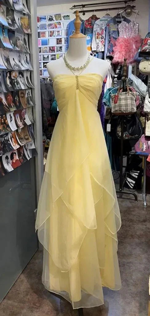 girlhomeshops - Robe de fée jaune gh6297