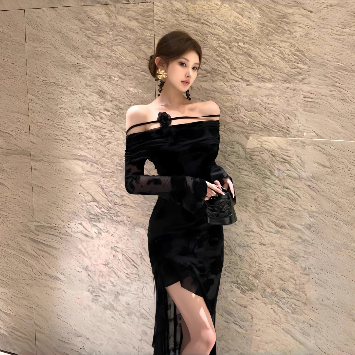New women's dress 12053