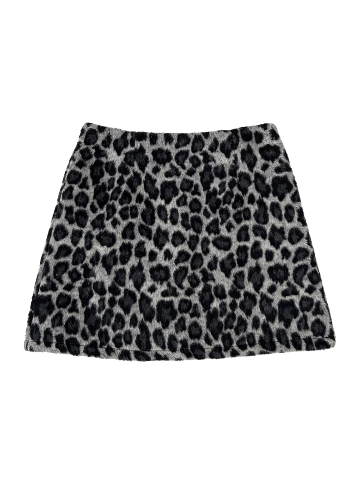 Neuer winterlicher Retro-Midirock aus Wolle mit Leopardenmuster für Damen, figurschmeichelnder A-Linien-Rock, auch in großen Größen erhältlich. 11343