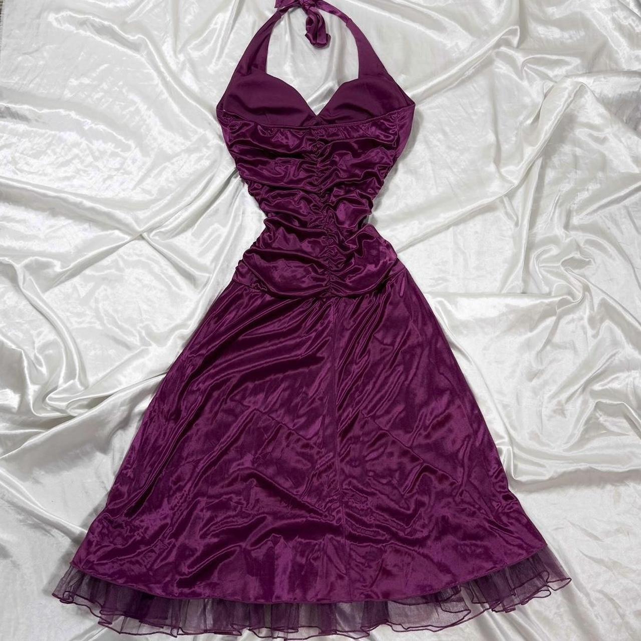 Robe de bal courte/mi-longue violette, robe de fée gothique, robe de soirée, robe de soirée gh4598