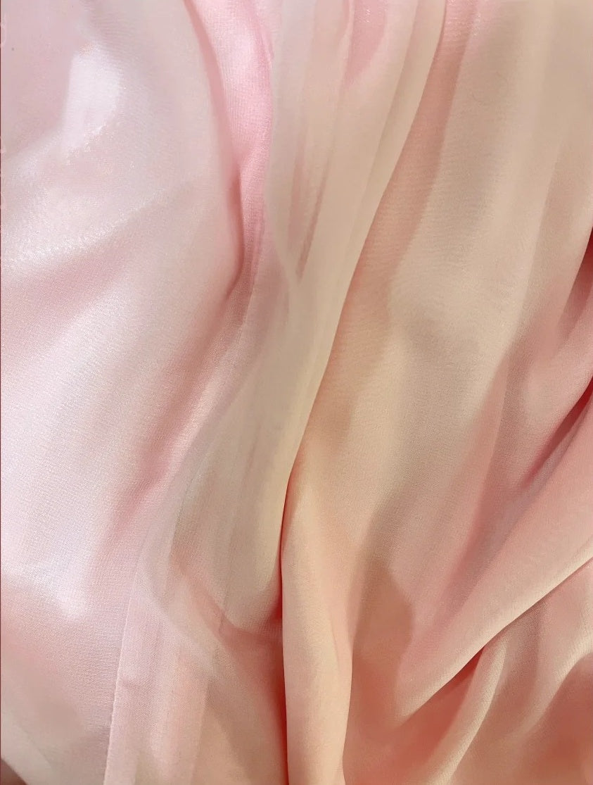 Rosa Blumen Perlen Lange Satin Tüll Ballkleid Abendkleid Partykleid gh4487