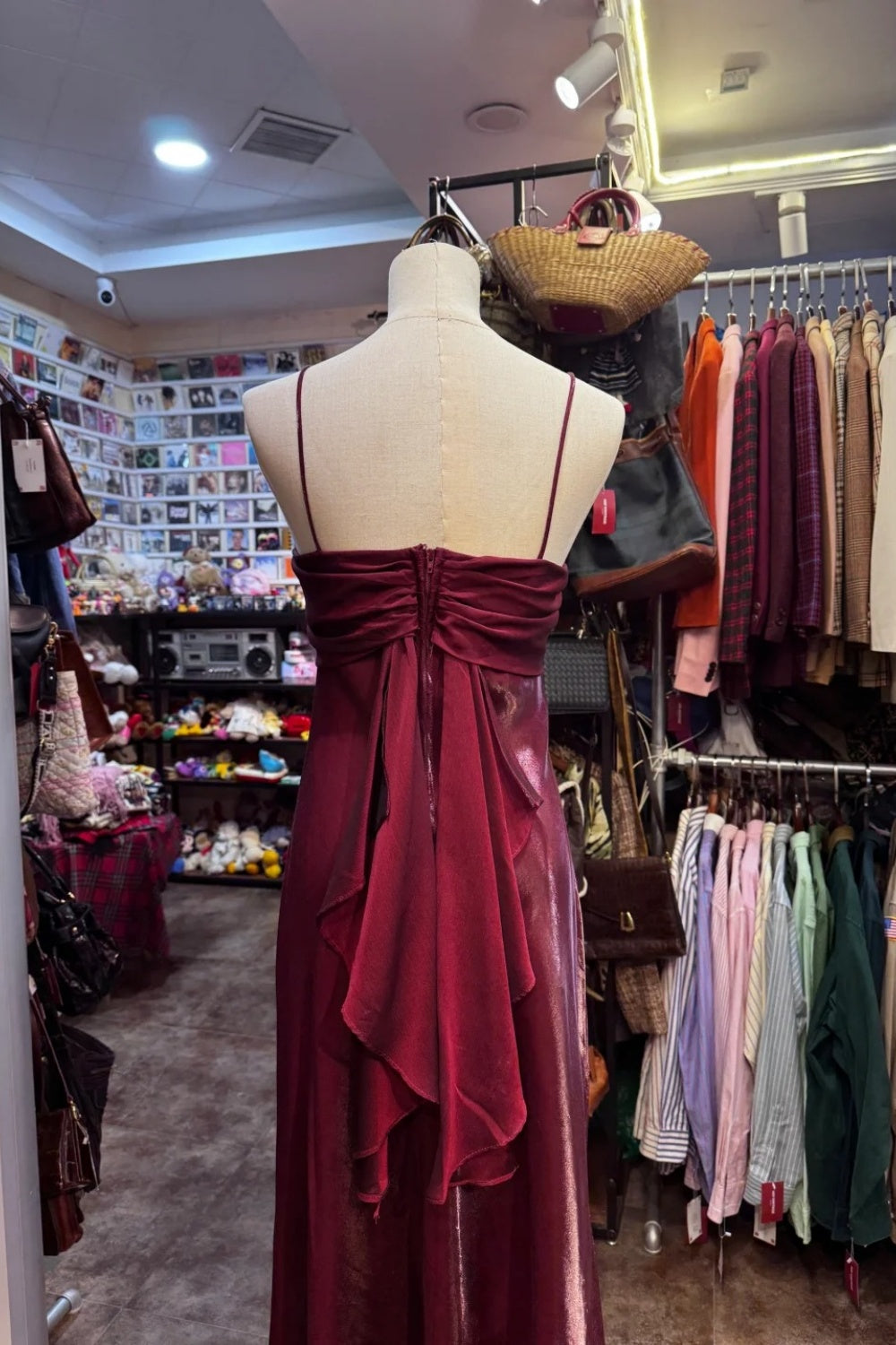 Vintage-Kleid, langes Abendkleid gh6763