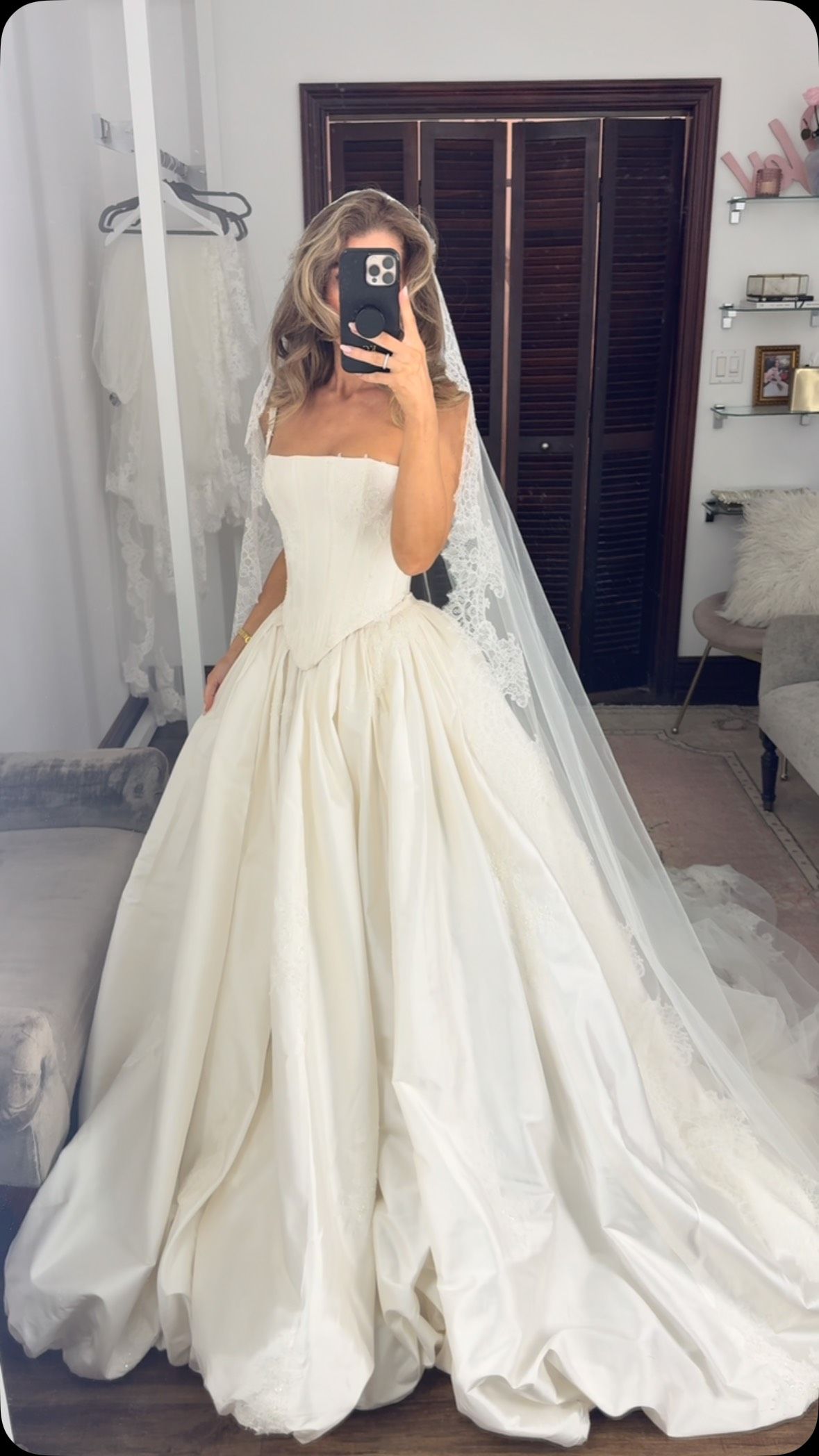 girlhomeshops – Weißes, stilvolles, schlichtes Brautkleid gh6218
