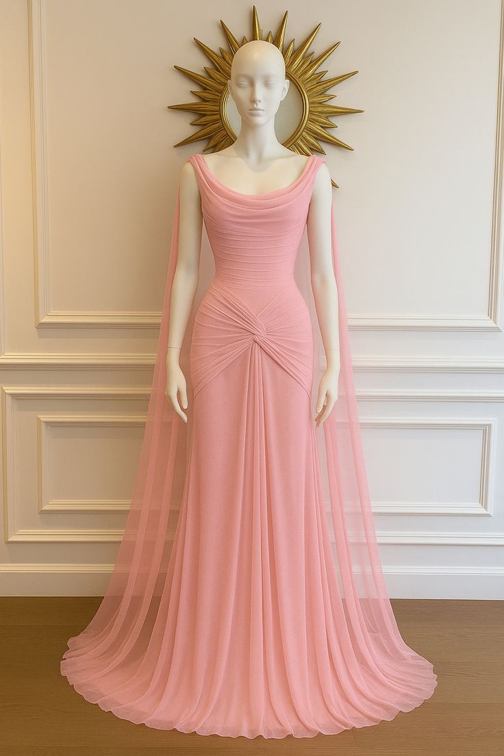 Robe de soirée longue rouge en mousseline de soie, robe de bal formelle, robe de soirée gh4902