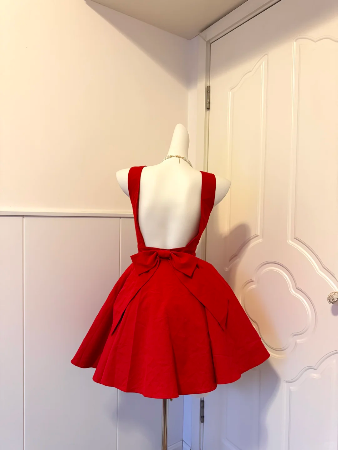 Red Sweetheart Neck Homecoming Dress Wide Strap A-Line Cocktail Party Gown gh9388