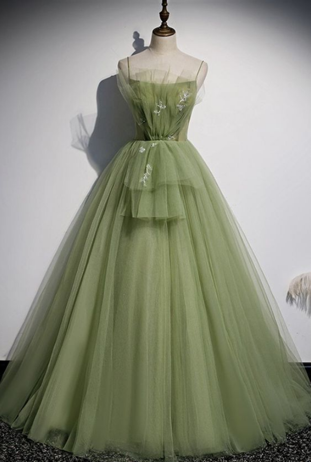 Tüll Long Sweet 16 Prom Dress Abendkleid, Abendkleid gh942
