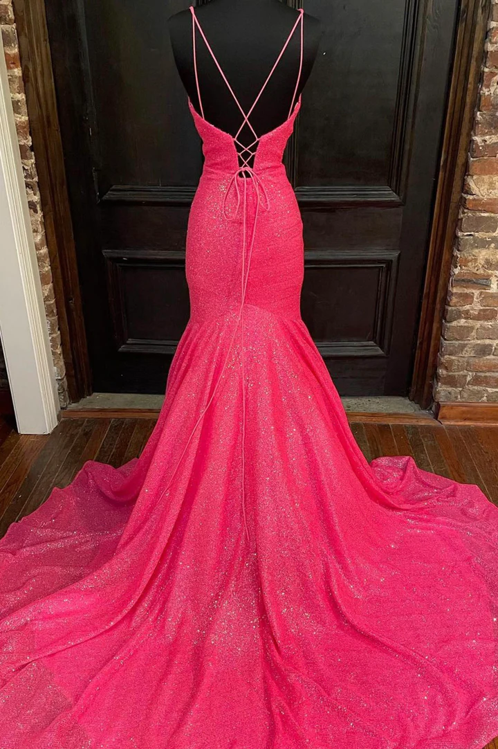 Mermaid Pailletten langes Abendkleid Abendkleid gh2301