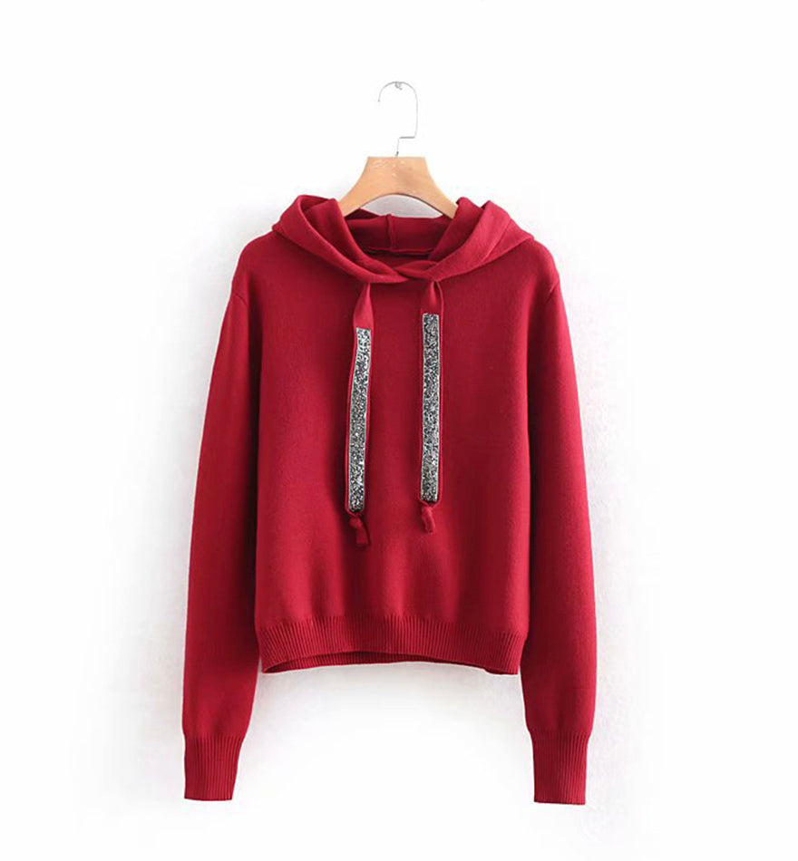 Hoodie Simple long sleeve tops 219