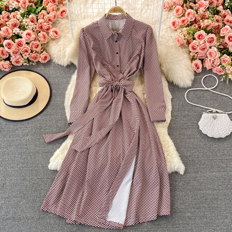 Kleid mit französischem Schottenmuster 3374