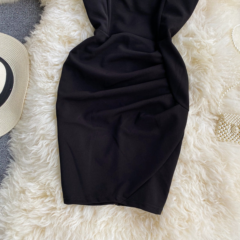 Sexy backless tight Hip Wrap Skirt short 2734