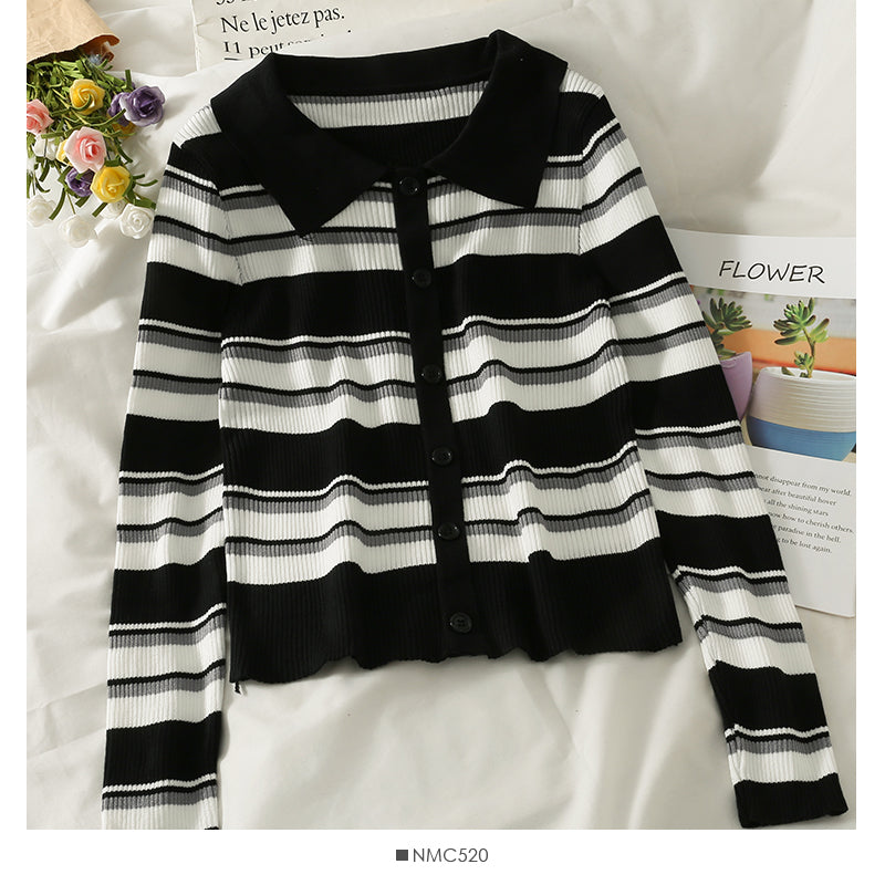 Cardigan top women's new slim sweater 1999