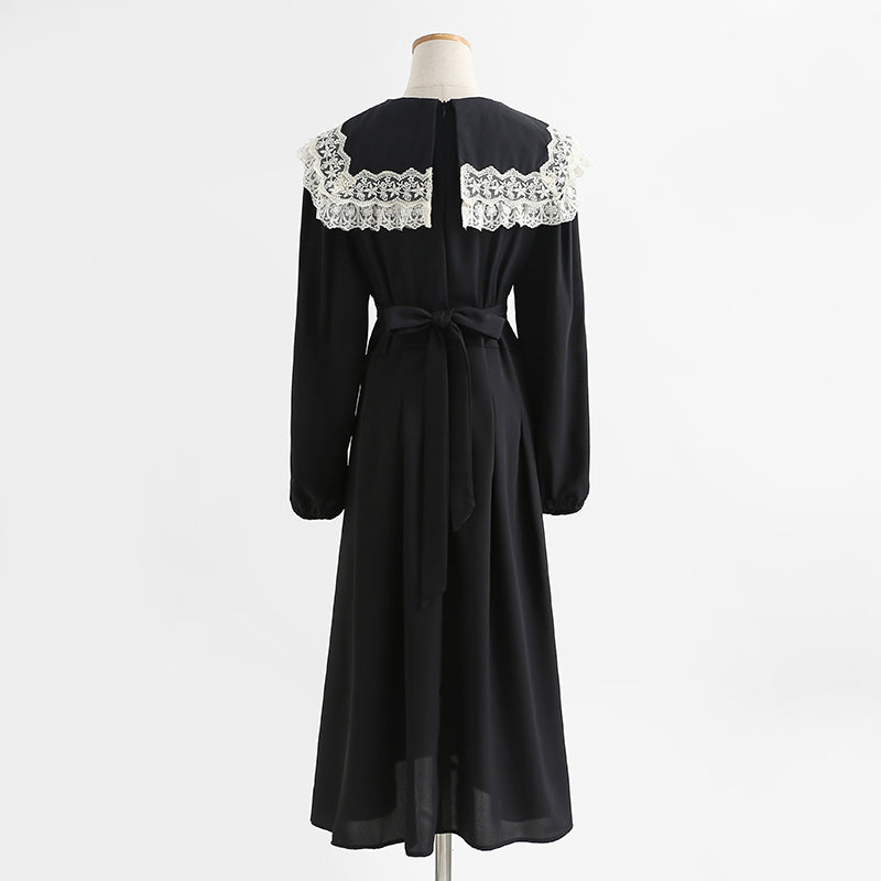 Cool women's dress with high sense of thin and bottom skirt 2234