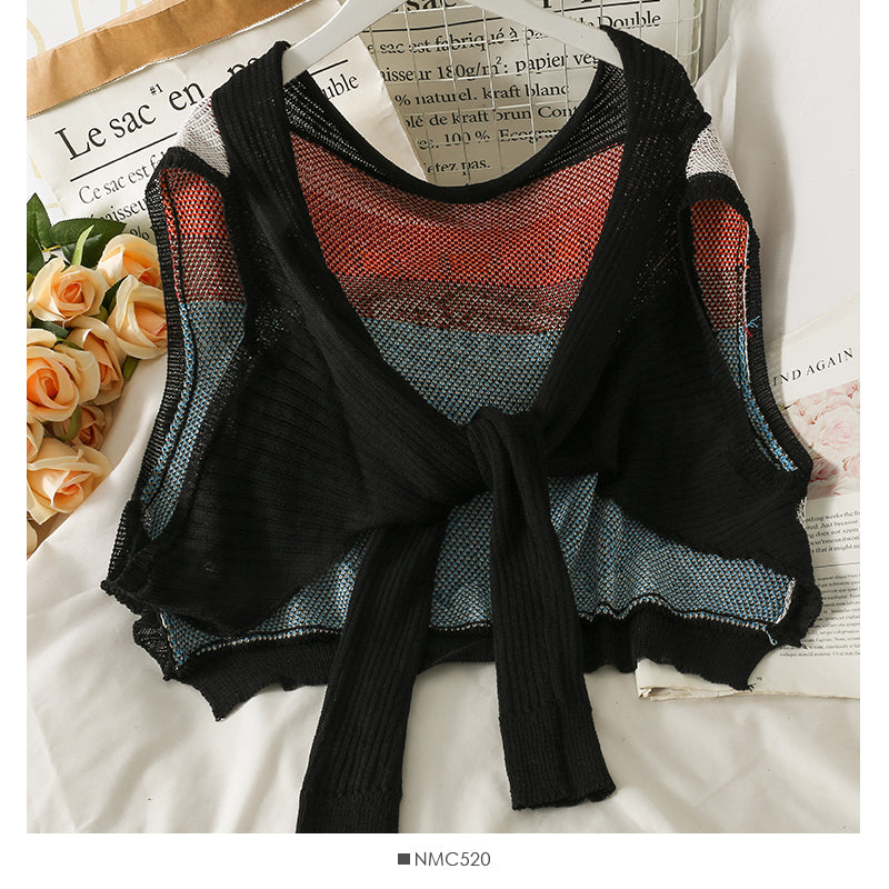 French small shawl ultra short sweater women's age reducing slim shawl over cardigan 2008