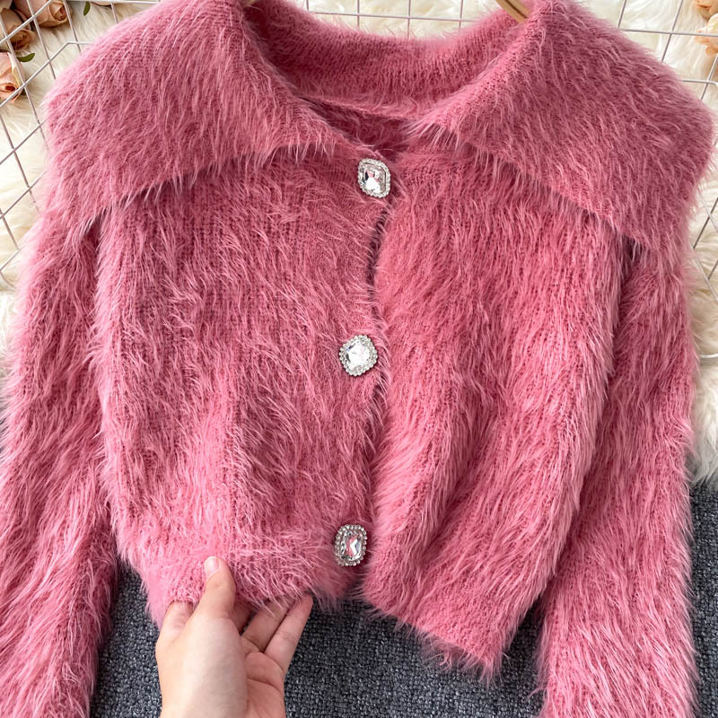 Sanfter und fauler Stil neuer Mohair-Strick 1605