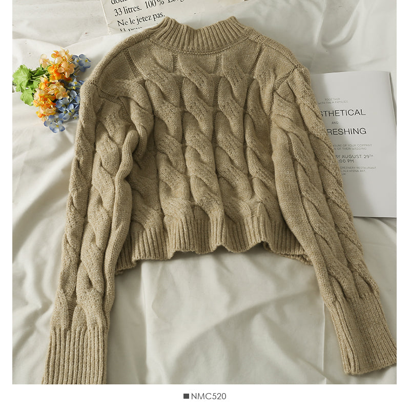 Damen-Leinenpullover ist schmal und halb groß 1963