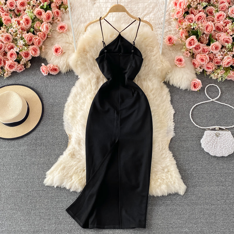 French sexy strapless dress 3220