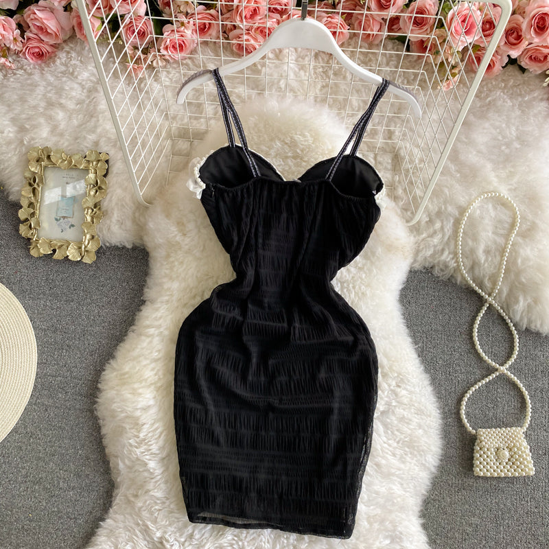 V-neck sexy Hepburn dress 2747