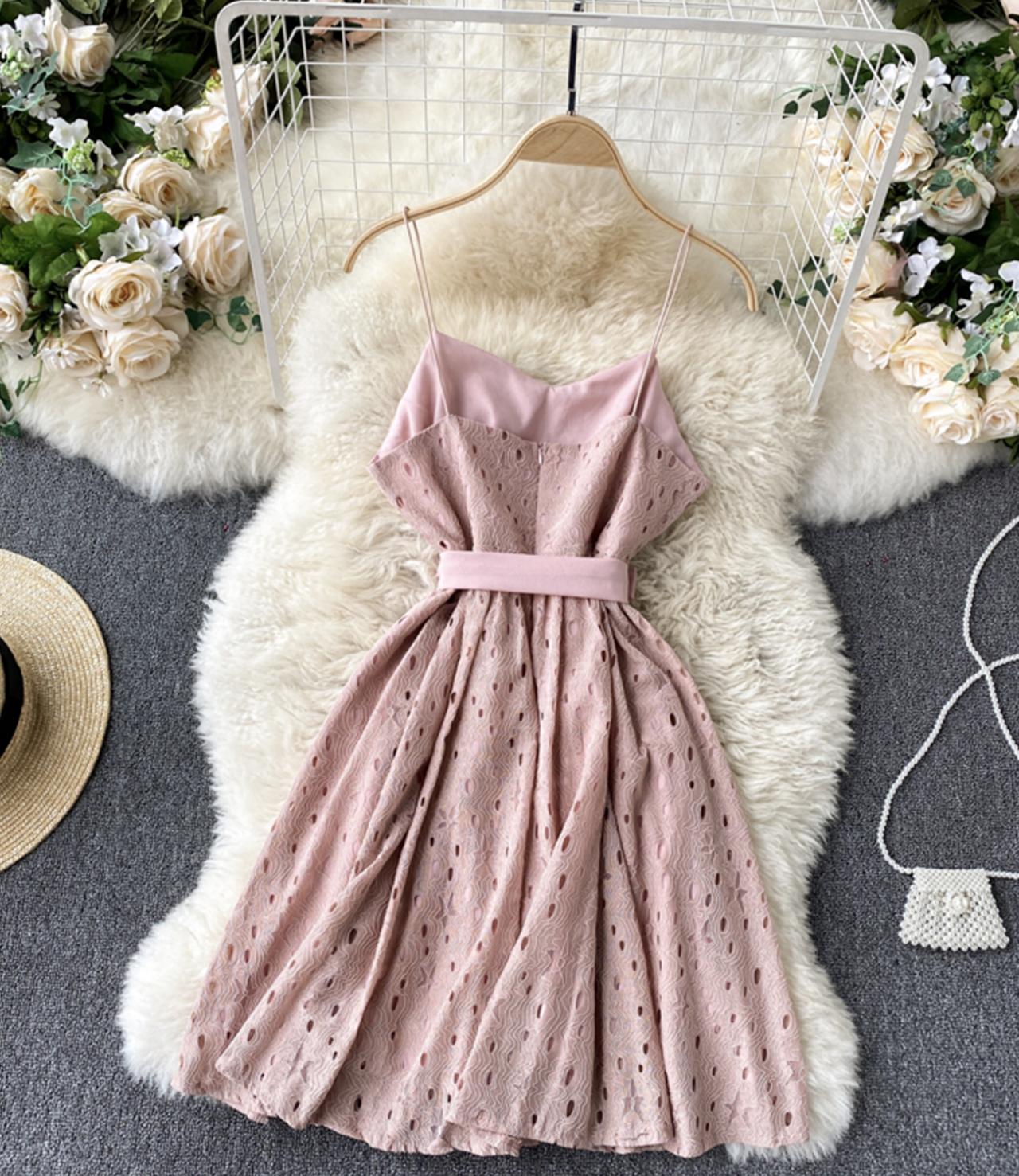 Cute v neck short dress A line fashion dress 1320