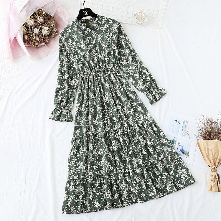 A French minority retro long skirt with a big dress and a fairy 2477