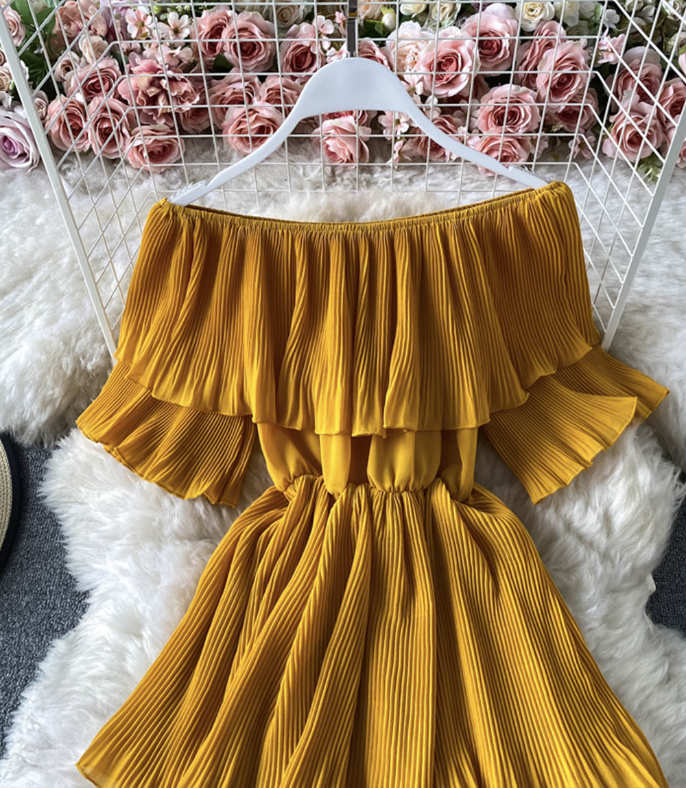 Süßes A-Linien-Modekleid 845