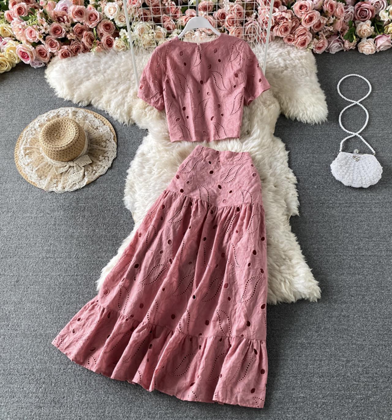 Süßes Kleid in A-Linie, zweiteiliges Kleid 705