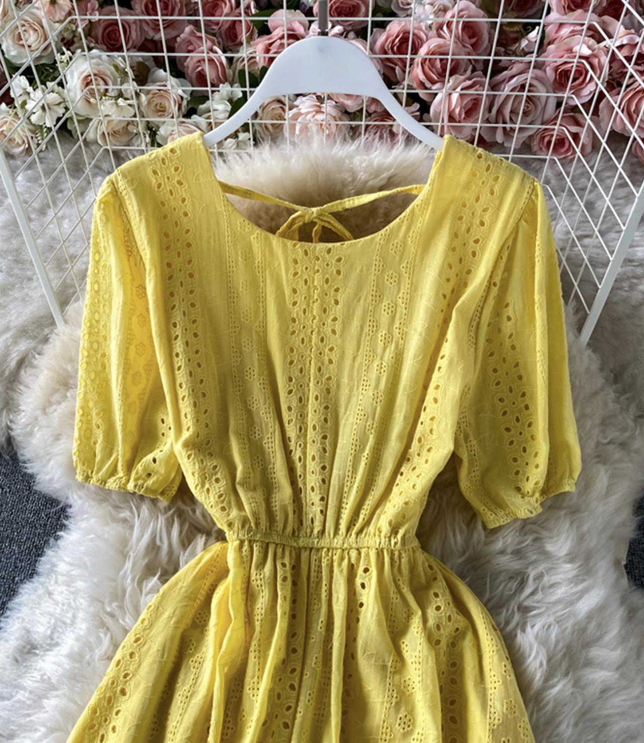 Cute A line short dress fashion dress 722