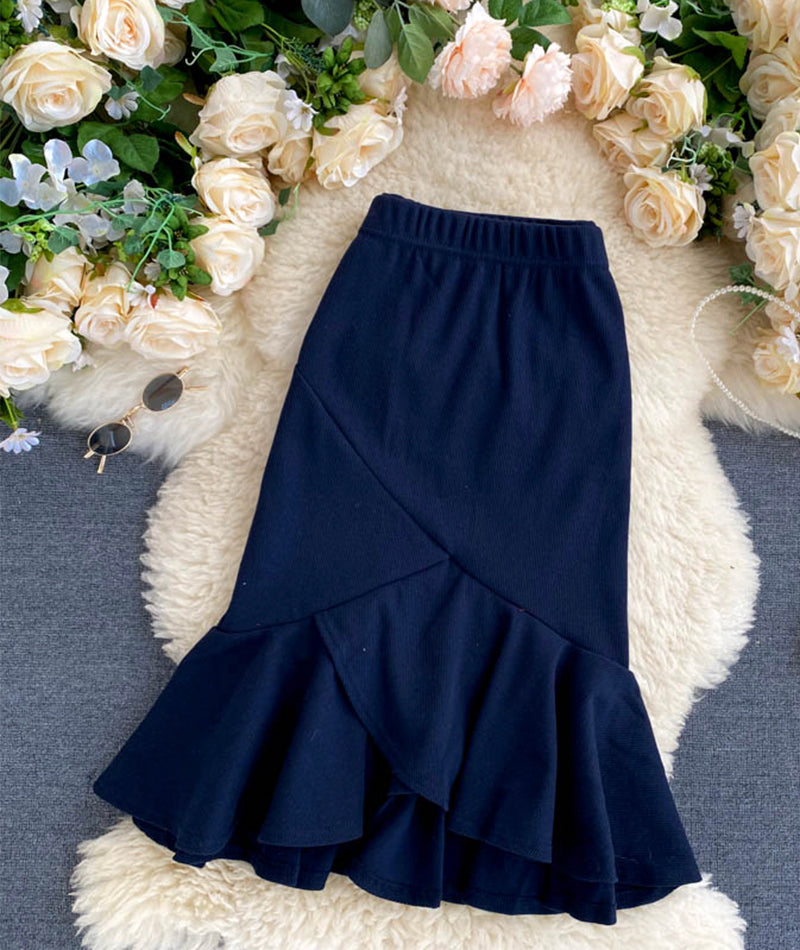 Jupe trapèze irrégulière 3473