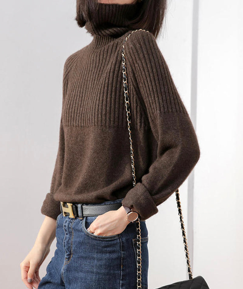 Sweater fashion turtleneck sweater 107