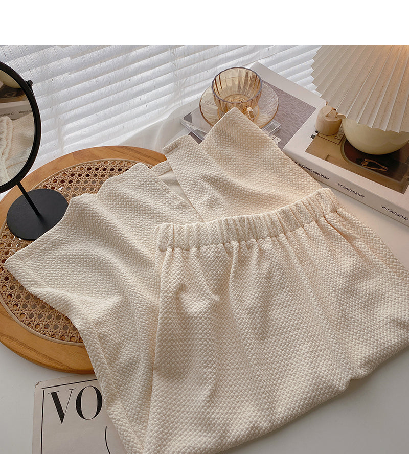 Elastic and versatile fashion temperament, thin split A-line skirt 5827