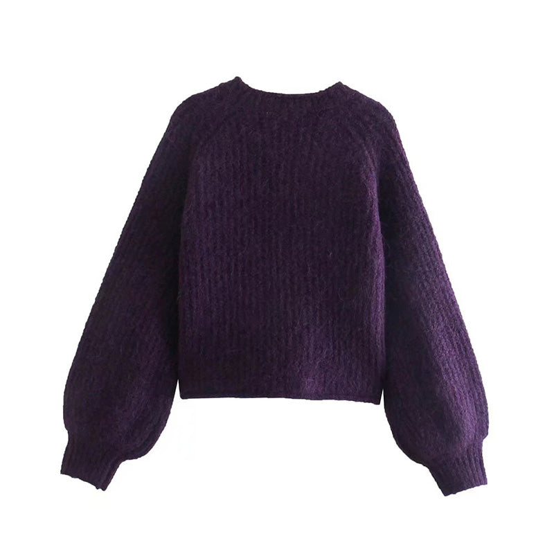 Neuer Lazy French Spike Strickpullover 7354