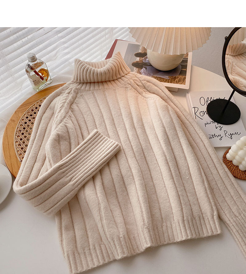 Einfacher und vielseitiger Pullover im koreanischen Stil 5967