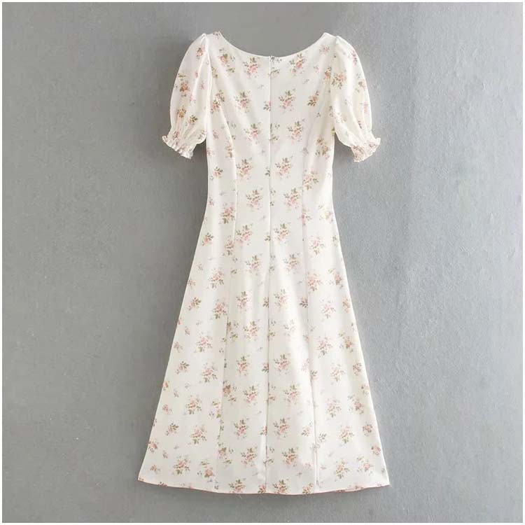 Court style little broken flower girl Platycodon grandiflorum dress 7124