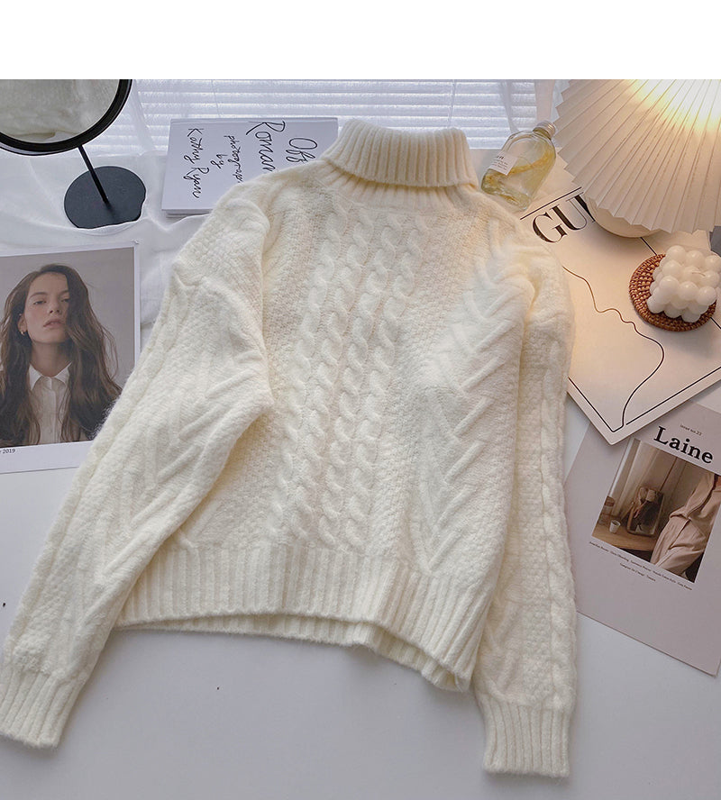 Korean version sweet foreign style age reducing loose Pullover Top 5988