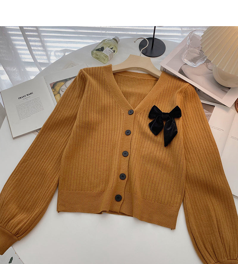 New Korean minority design bow top 6640