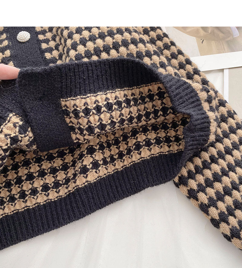 Nouveau pull à nœud xiaoxiangfeng à la mode coréenne 6026