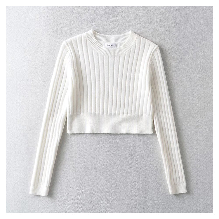 Vintage soft waxy pit strip sweater with top inside 7177