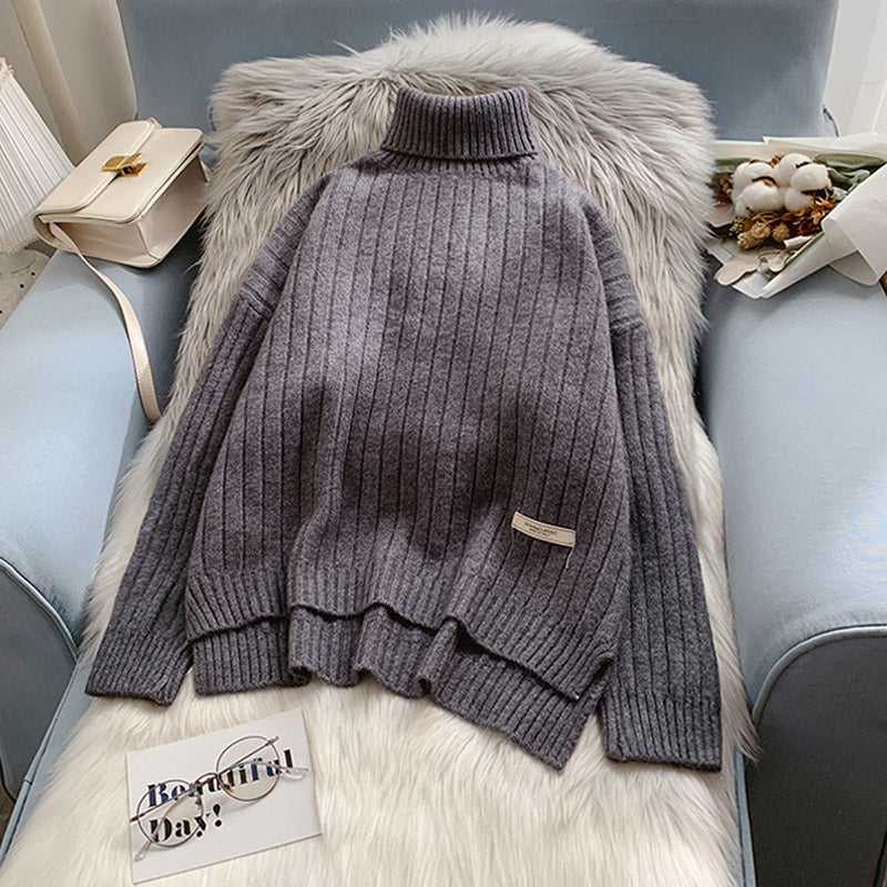 New pop style inside design sense of small man's sweater 4918