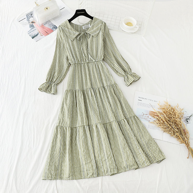 Französische erste Liebesgitterfee sanftes Windkleid 4542
